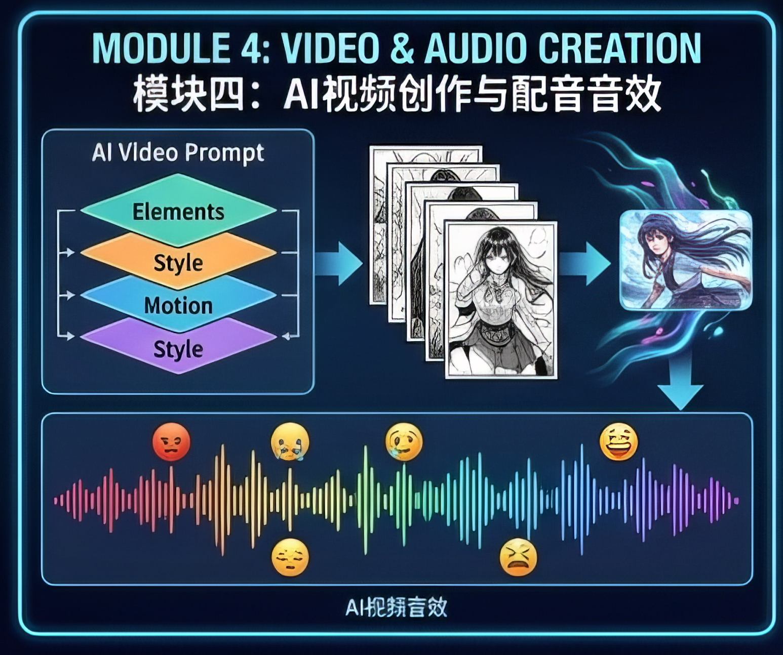 AI视频创作与配音音效